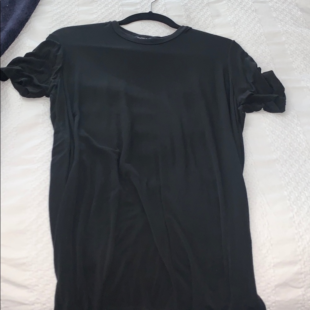 Black brandy tee shirt dress